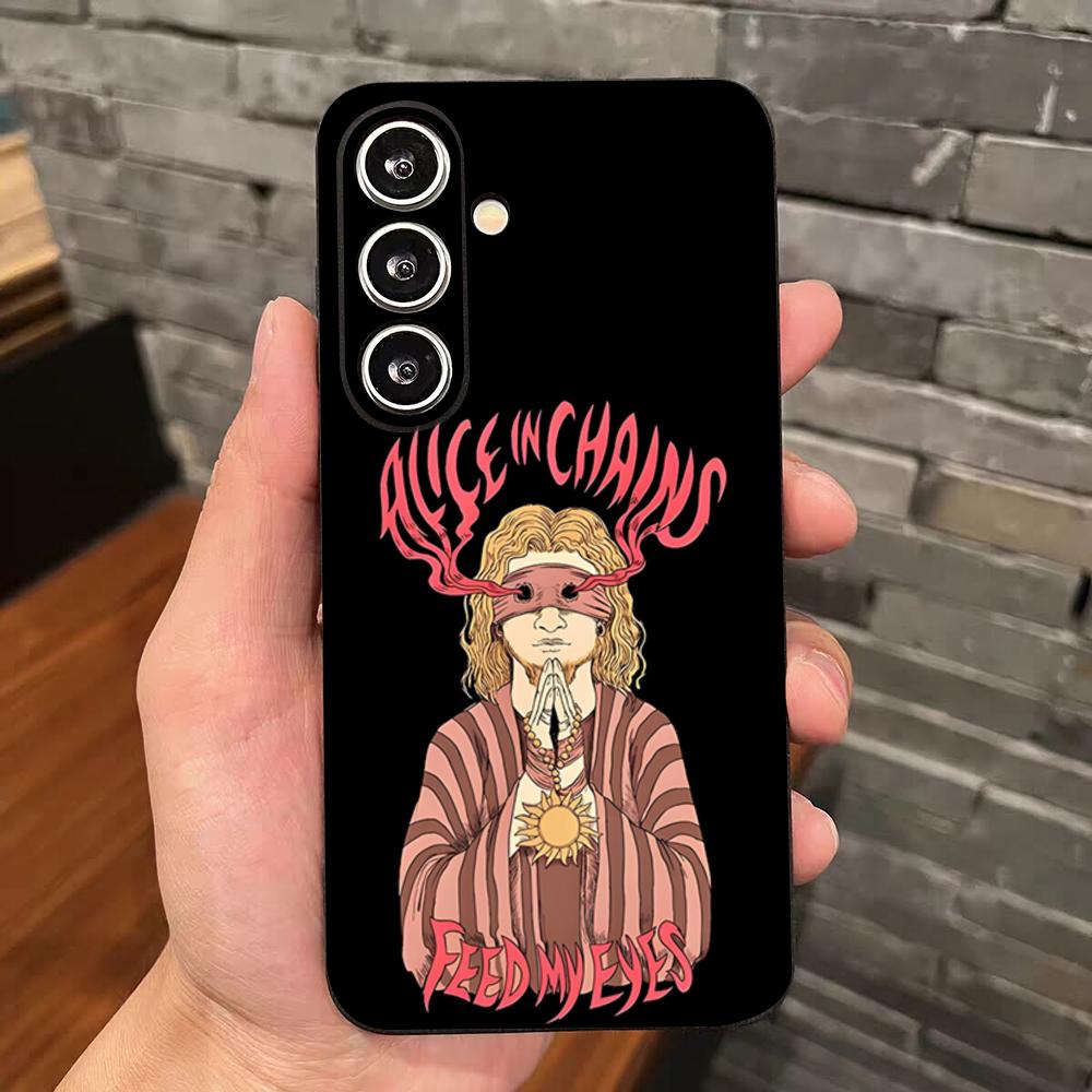 Retro Band Alice In Chains Phone Case For Samsung S26 S25 Edge S24 S23 S22 S21 S20 Ultra Plus Fe Galaxy Silicon Cover