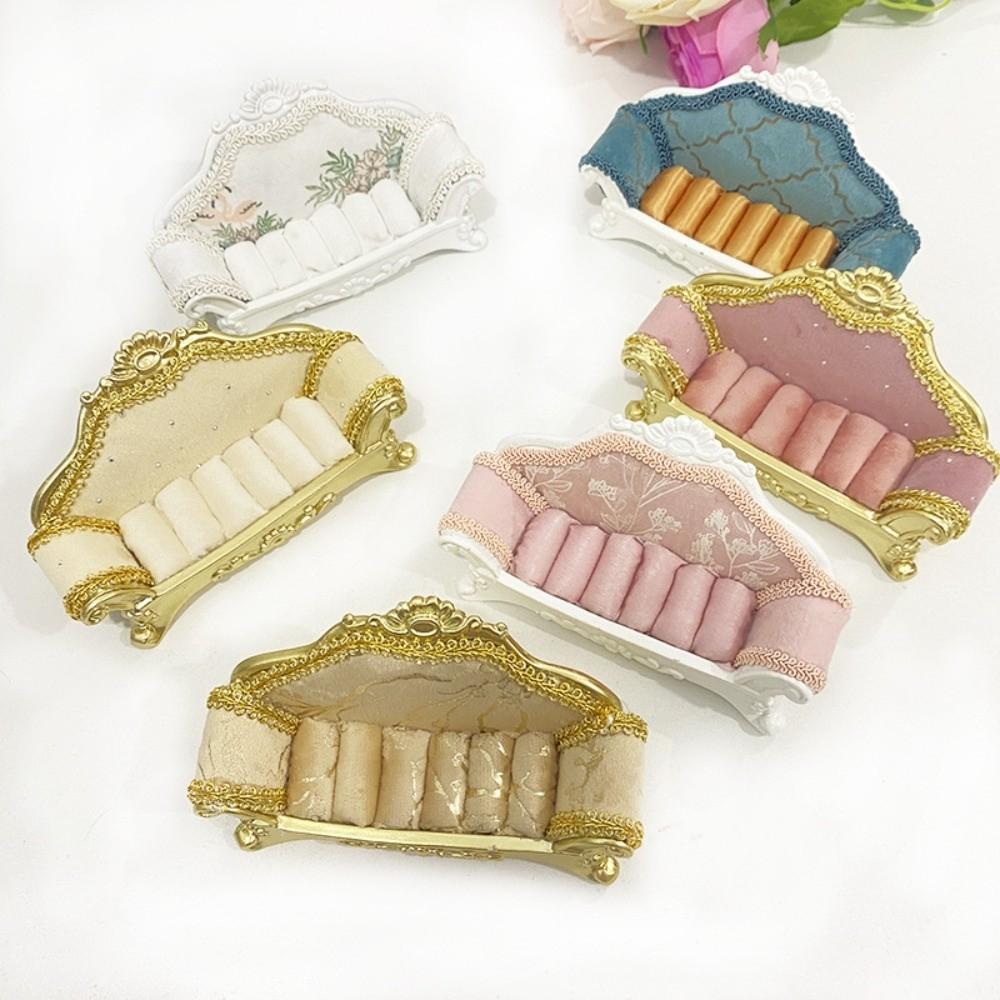 Fairytale Charm Jewelry Display Stand Sofa Shape Earrings Rings Organizer Rings Holder Wedding