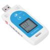 USB Temperature and Humidity Data Logger for Monitoring and Recording Temperature and Humidity Data During Storage and Includes a LCD Humidity