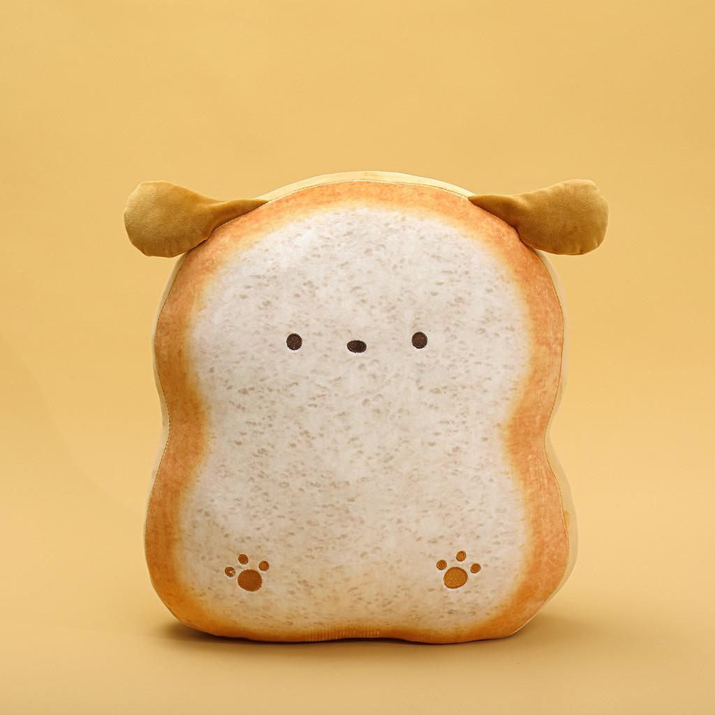 Toast Cat Stuffed Toy With Pp Cotton Fill Soft Anime Shape For Bedroom Decor