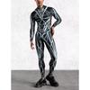 Halloween Tights 3D Digital Printing Adult Cosplay One-piece Costume Men Stage Performance Jumpsuit Dance Party Outfit