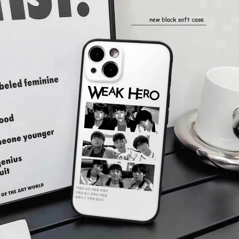 W-Слабый H-Герой Чехол для телефона Силиконовый Мягкий Для IPhone 17 Air 16 15 14 13 12 11 Plus Pro Max Plus