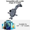 Car Phone Holder Dashboard Mount Cellphone Stand Auto Clamping 360 Degree Rotating Holder Suction Cup Automotive Cradles