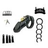 Small Standard Male Chastity Device Cock Cage 2 Size Silicone Rings with Brass Lock and Number Tags Sex Toys for Men Adult%