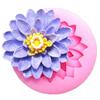 Новый 3D цветок лотоса помадка торт шоколад водяная лилия сахар ремесло форма резак силиконовые инструменты DIY