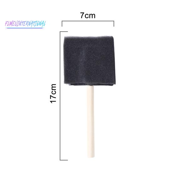 40 шт., губка, кисть для рисования, деревянная ручка-поделки своими руками, детские граффити, окрашивание, детализация, кисть для рисования, принадлежности для инструментов для художественного рисования