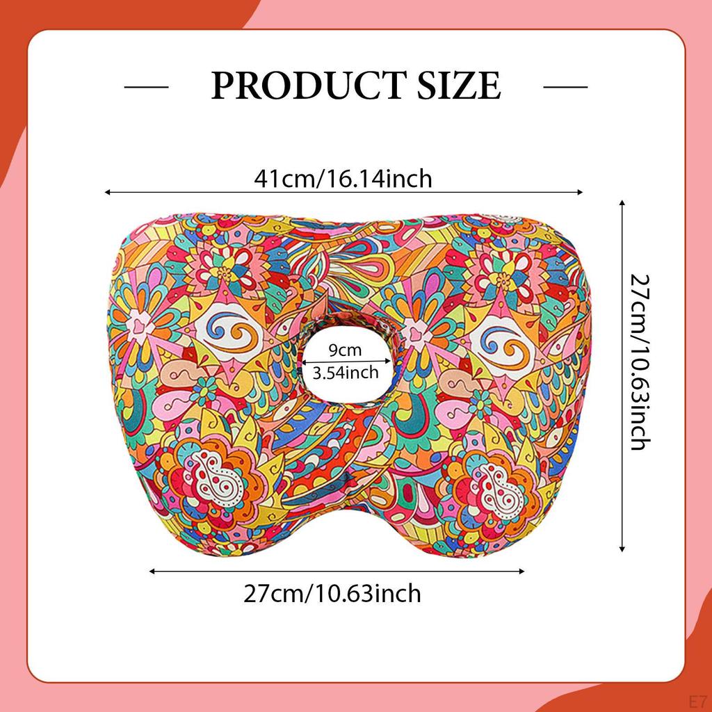 Comfortable And Washable Ear Piercing Pillow with Pierced Support for Side Sleeping in The