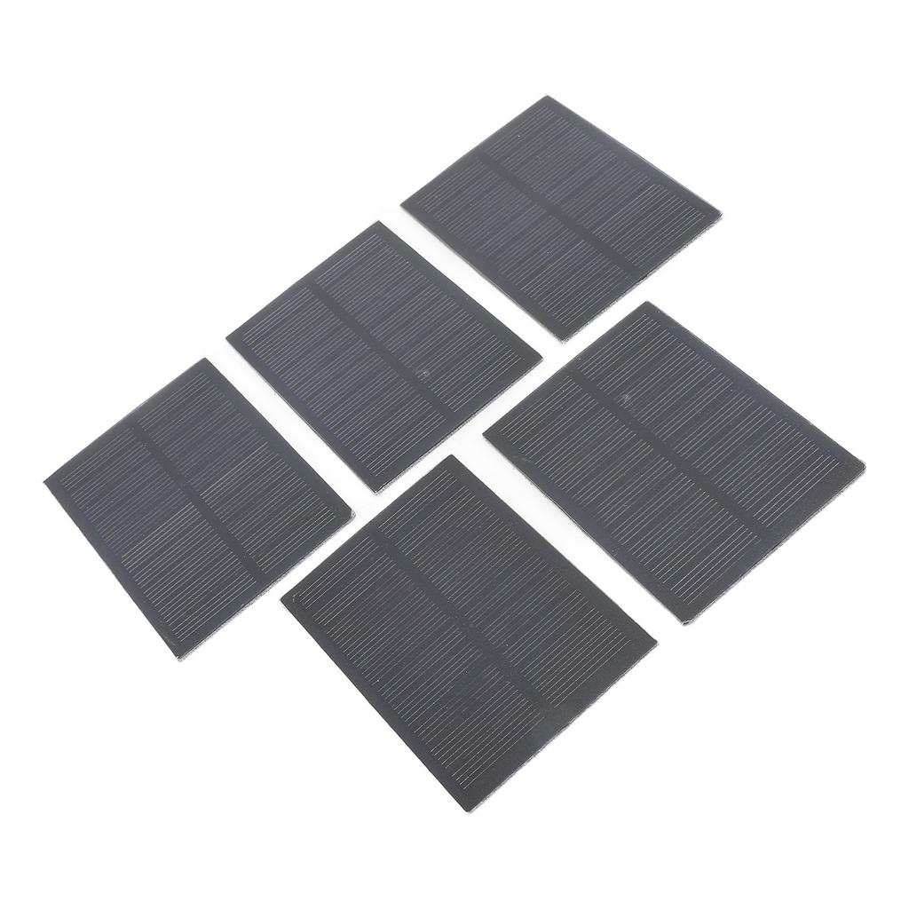 5 шт. 2 Вт Мини солнечная панель Высокоэффективная монокристаллическая DIY Маленький модуль солнечной панели для солнечной энергии