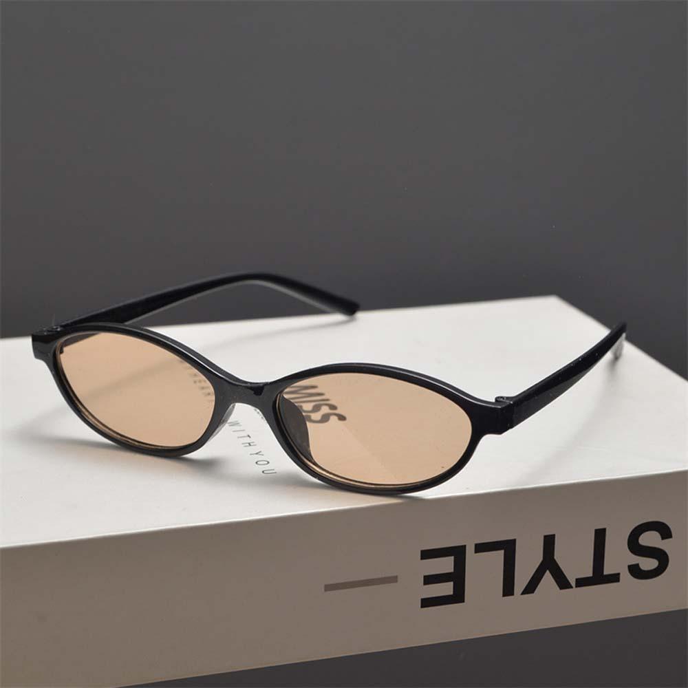 PC Cat Eye Sunnies Retro Anti-UV Glasses Catwalk Women HD Sunglasses  Summer