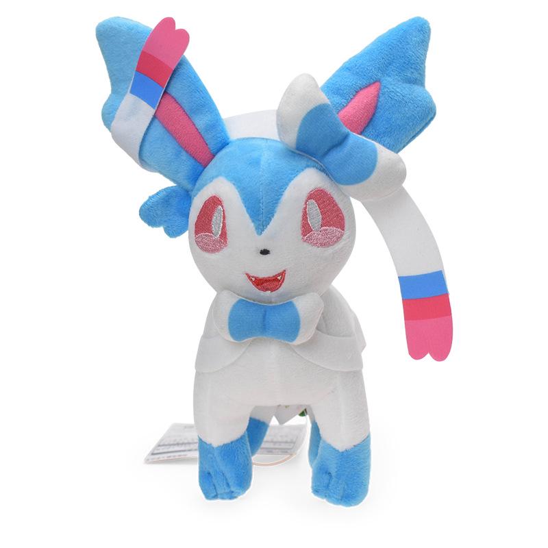 Small Iridescent Eevee & Espeon Plush Toy with Tag