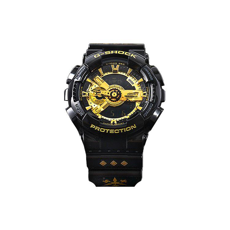 Casio Custom Watch G-Shock Ninja Edition Trendy Street Cool High-End Quartz Movement Resin Strap Men watches Black GA-110GBRZ