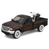 Maisto Ford 1999 Super Duty 2002 FXSTB Night Train Black Custom Series Diecast Model Car Finished Product 32181 1/27 F-350 & Harley-Davidson /