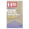 Чай черный декаф. English Breakfast, Equal Exchange, пакетики, 20 шт.