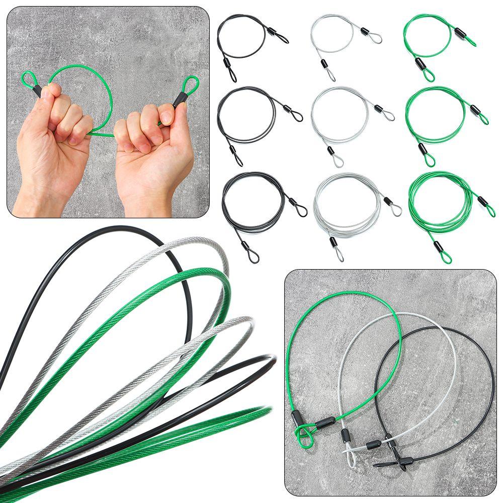 0.5/1/2Meters Anti-theft Ropes MTB Bike Rope Bicycle Lock Wire Steel Cable Lock Cycling Strong Wire Road Bike Lock 4