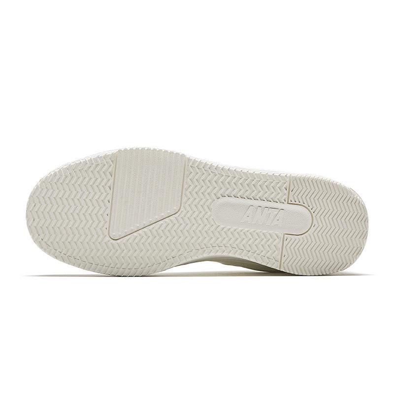 Anta C37 Fashion Versatile Casual Wear Durable Shock Absorption Low-Top Skate Shoes Men Sneaker Ivory-White 112518024U-2