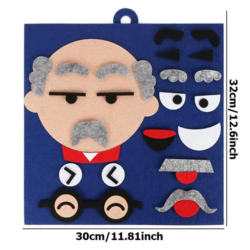 Малыш Монтессори Математика Фетровая доска Игрушка Обучение цифрам пальцами Счет Дошкольные манипулятивы Обучающие развивающие игрушки TMZ