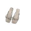 Flat-bottomed Flip-flops, Fairy Shoes, New Summer Beach Sandals, Silver Sandals