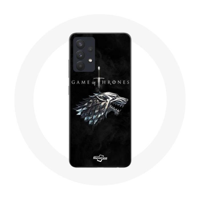 Coque pour Samsung Galaxy A13 4G / A13 4G Lite Game of Thrones Saison 8 Le Trône de Fer La maison Stark Logo L'hiver arrive