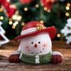 Cute Snowman Statue Shelf Decor Decorative Bedroom Desktop Decoration Crafts Xmas
