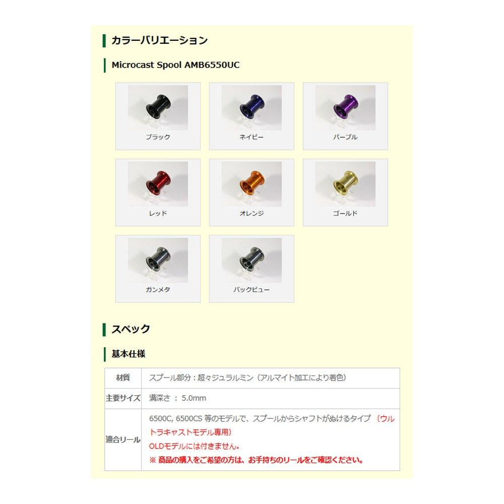 Avail Reel Microcast Spool AMB6550UC Red Groove Depth Ms_amb6550uc_red 5.0mm