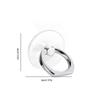 4PCS Cell Phone Ring Holder 360°Rotation Finger Ring Stand Clear Cell Phone Kickstand for Most of Phones Tablet and Case