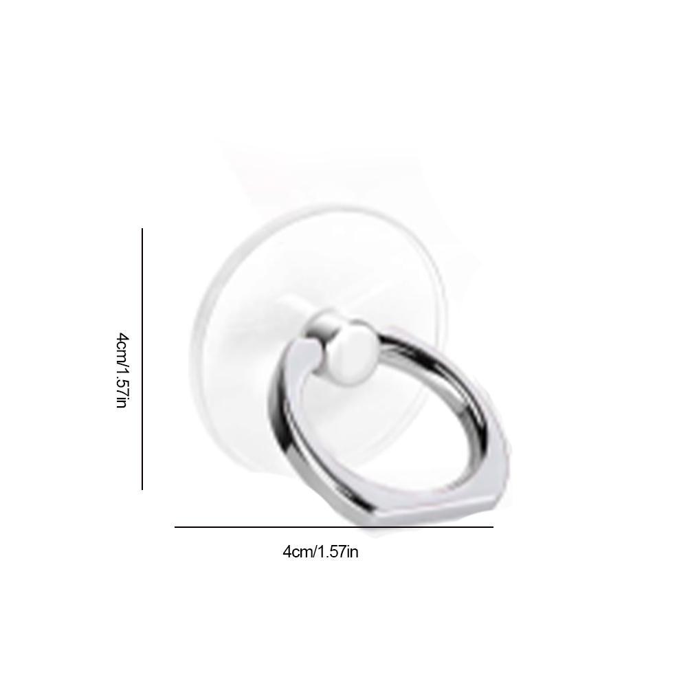 4PCS Cell Phone Ring Holder 360°Rotation Finger Ring Stand Clear Cell Phone Kickstand for Most of Phones Tablet and Case