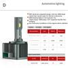 12000 лм D3S D1S Автомобильные светодиодные лампы для фар D2S D4S D8S Фара для автомобиля Автолампа 6000K Фара Сделай сам Замена