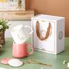 Подарочный набор керамической кружки 400 мл – Ручная кофейная/чайная чашка с ручкой и ложкой в подарочной коробке