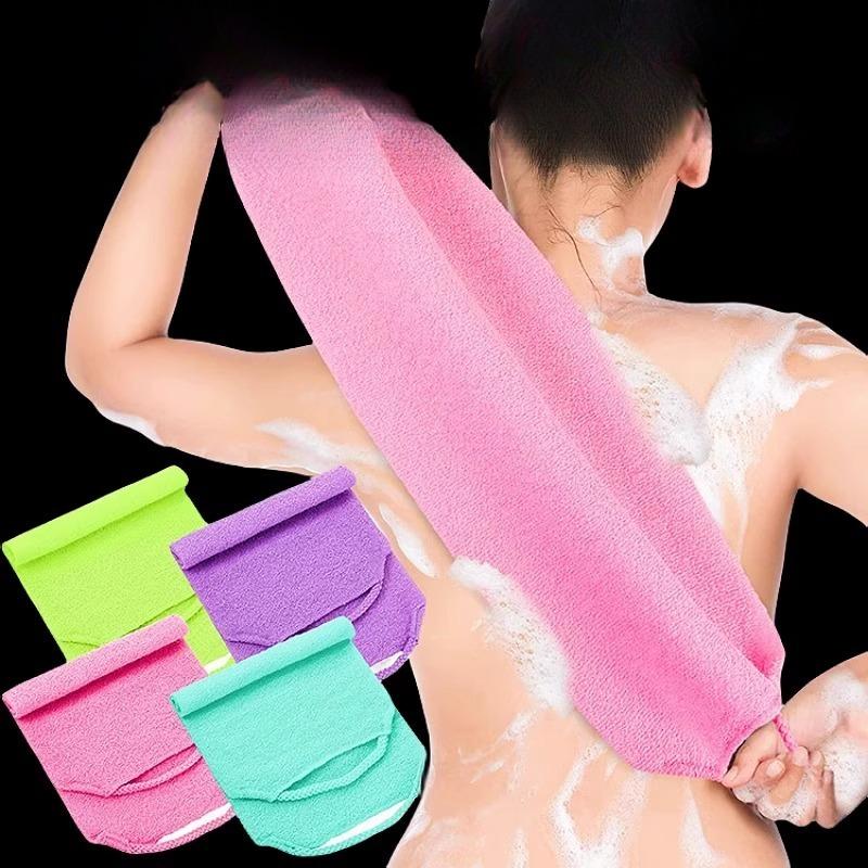 Drawstring Bath Scrubbing TowelDrawstring Nylon Bath Scrubbing Brush A Household Powerful Back Scrubbing and Mud Removal Tool