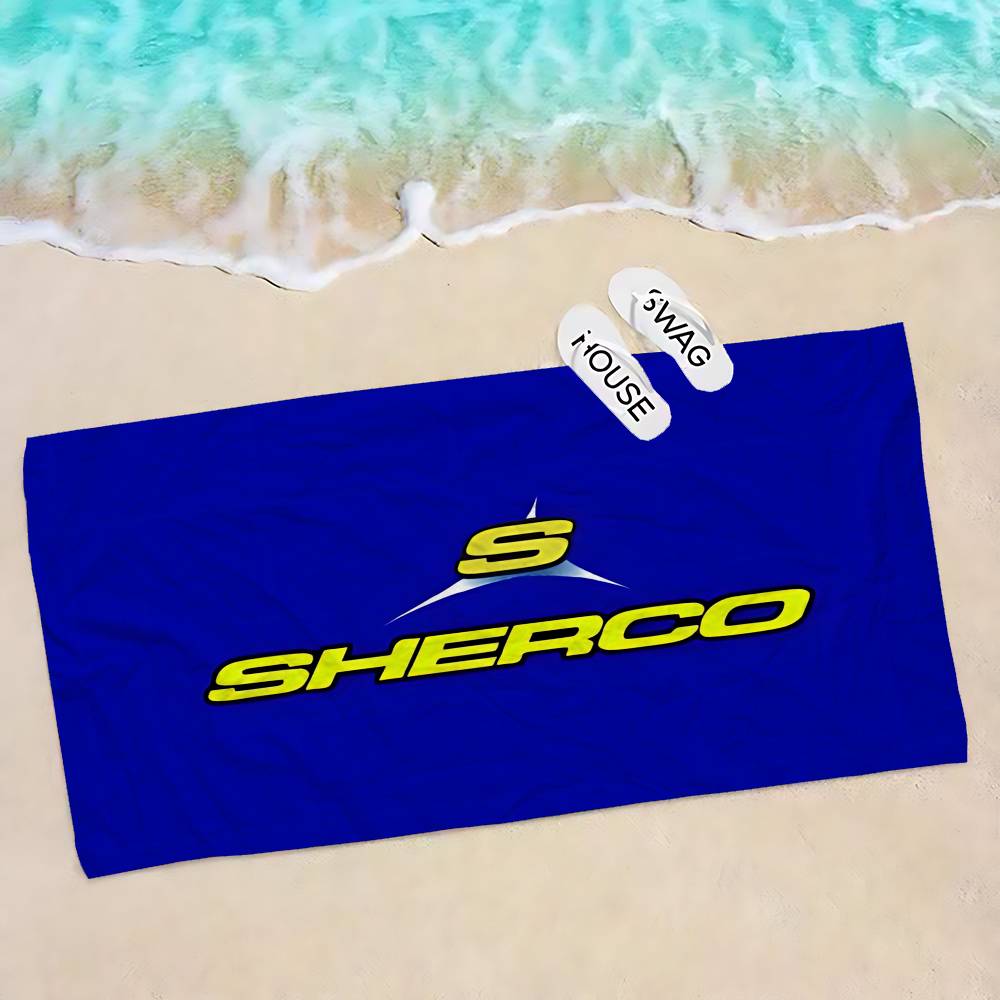 S-Sherco LOGO Bath Towel Microfiber Soft Water Absorbing Breathable For Girl Kids Decorative Cartoon Beach Towel