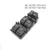 OE 35750-T7S-M11 Power Master Window Switch Lifter Control Button For Honda for Civic 2011 2012 2013 2014 2015 2016 2017