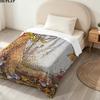 Brambly Hedge Print Flannel Blanket, High quality Comfortable for All Seasons, Home Decor, Warmth and Comfort, Perfect for Christmas Gifts