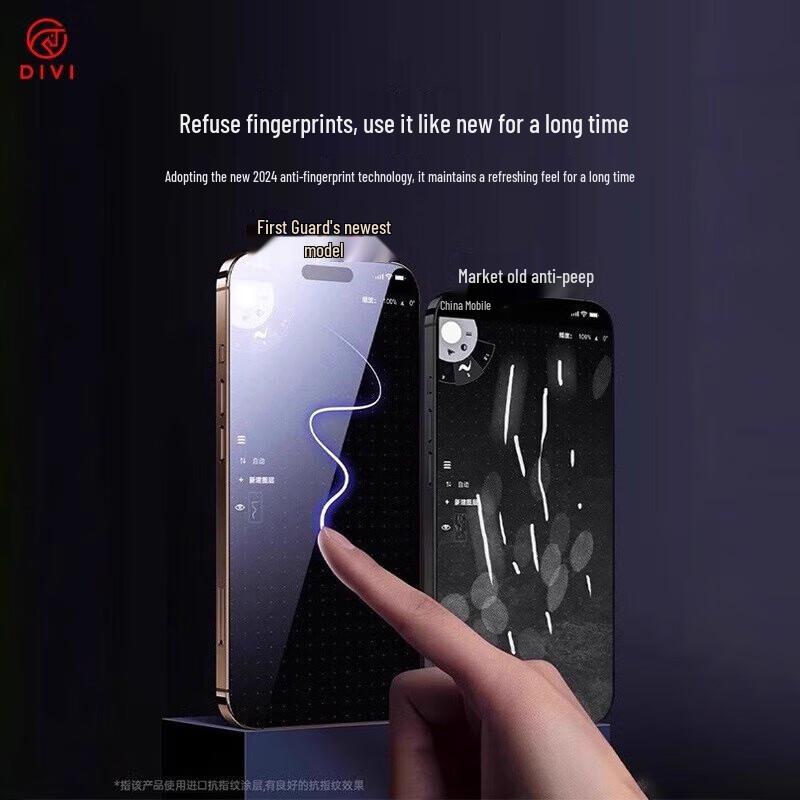 DIVI 360° Privacy Tempered Glass Screen Protector for iPhone