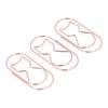 4 Box Cute Cat Paper Clip Fun Shaped Plated   Paper Clamp Book  Clips Wire Book  for File Classification
