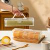 Plastic Storage Box for Cake Roll Hand-Held Transparent Food Storage Container Portable Swiss Roll Organizer Box Refrigerator