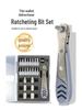 24-in-1 Multifunctional Ratchet Screwdriver Set for Home Repair