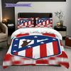 Vibrant Atlético Madrid Emblem Design Bedding (1 * duvet cover + 2 * pillowcase, without core) Christmas birthday gift Duvet cover and pillowcase