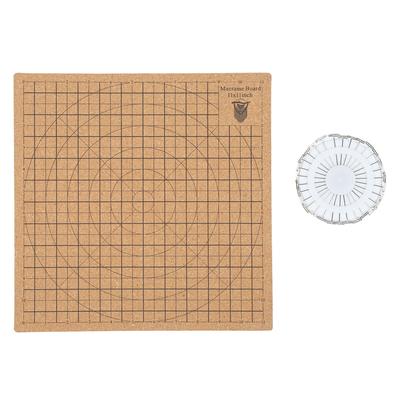 Доска для макраме Двусторонняя доска для проектов макраме DIY Сетки Доска для плетения с булавками для украшений