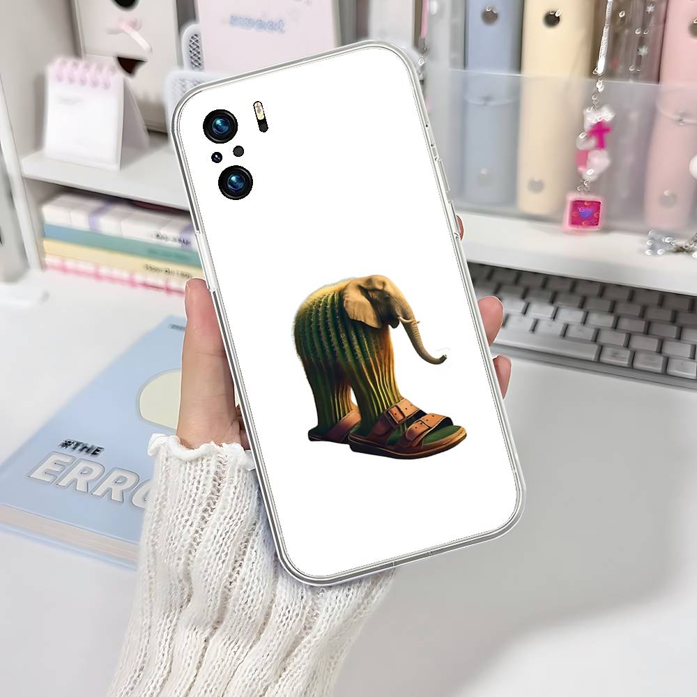 Чехол для телефона Tralaleo Tralala Tung Tung Sahur для Xiaomi 11 Redmi Note 11 5G 8T 9A 9 10T Note8Pro Note9 12SUltra Прозрачный чехол
