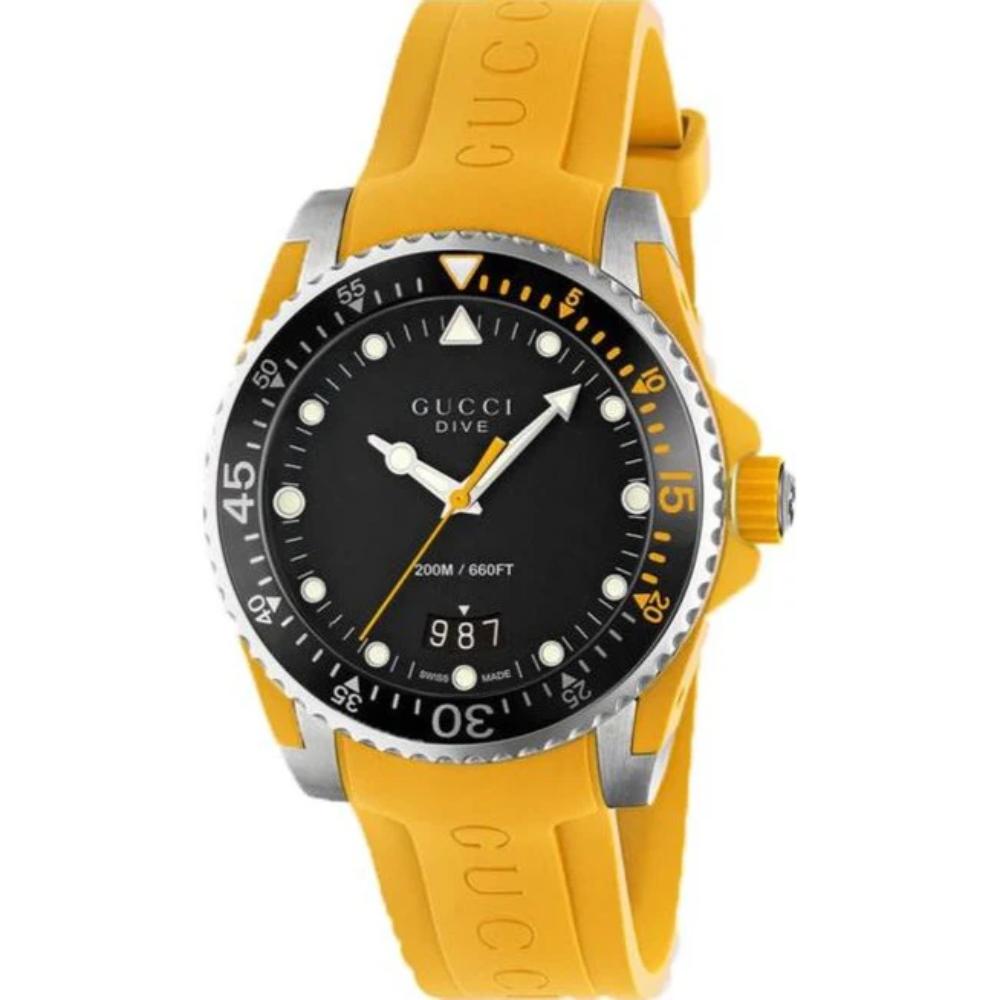 Gucci YA136319 Dive Black Dial Men's Watch