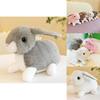 Adorable Plush Rabbit Toy Soft Stuffed Bunny Doll For Kids With Realistic Features