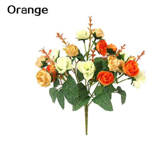1 букет 21 головка домашний свадебный декор искусственные цветы розы цветы