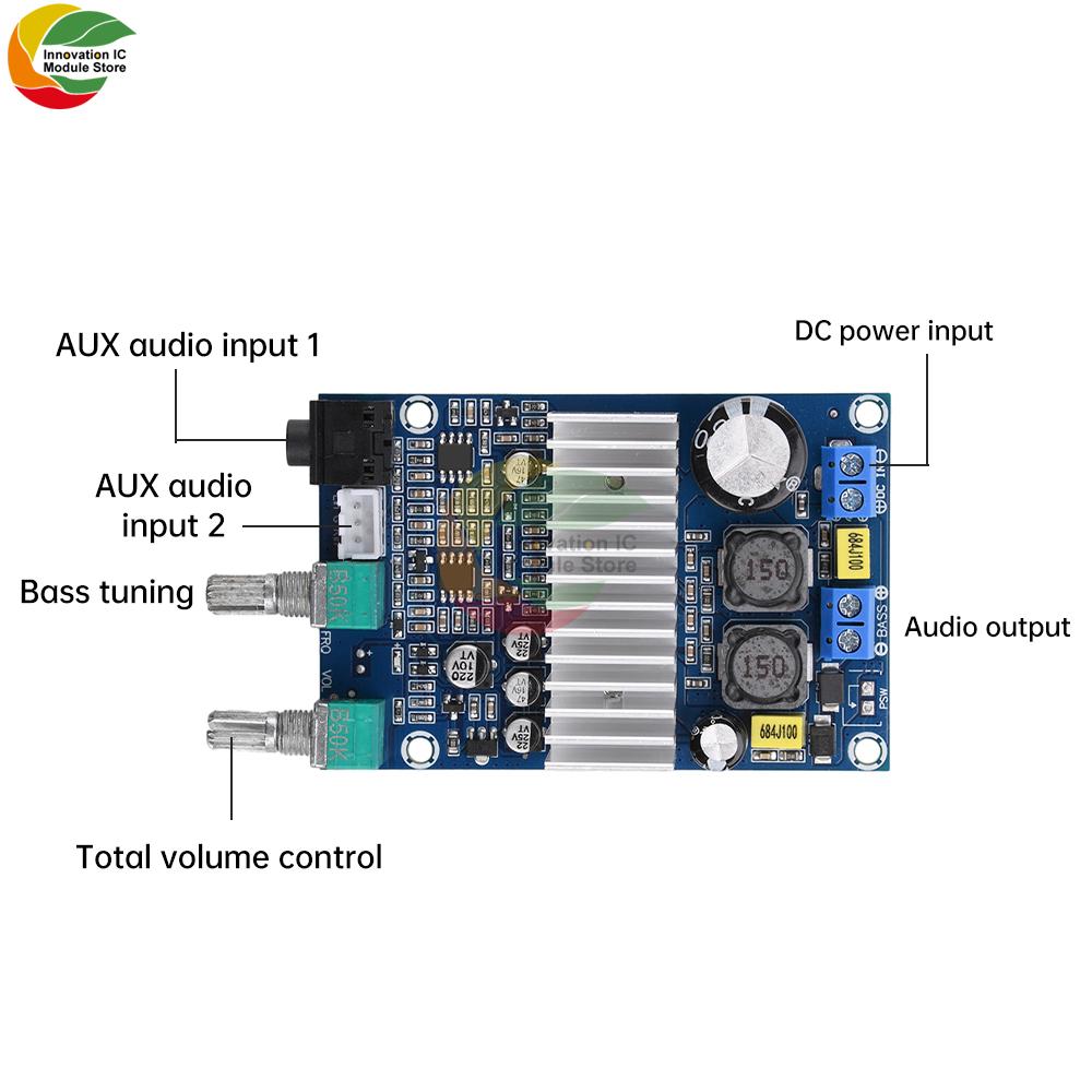 TPA31TPA3116D2 Класс D Стерео DC12-DC24V Цифровой Аудио Усилитель Усилитель Мощности Сабвуфера Плата для Домашнего Аудио Автомобильных Динамиков DIY
