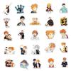 52Pcs Haikyuu Graffiti Anime Sticker Hinata Shoyo For Luggage Skateboard Decals