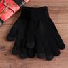Fashion Phone Touch Non-slip Warm Gloves Full Finger Mittens Touch Screen Wool Knitted