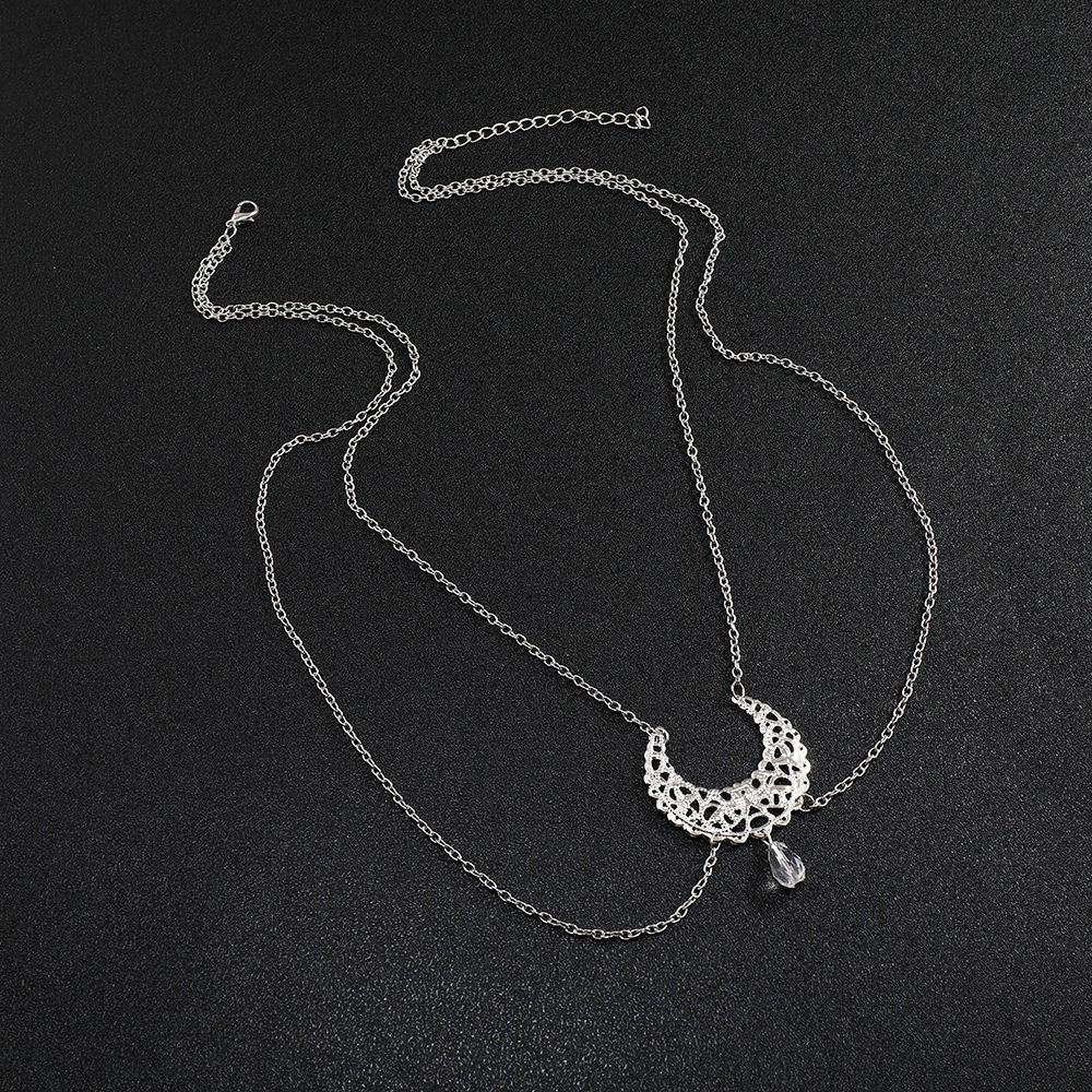 Waterdrop Rhinestone Bohemia Headbands Wedding Headbands Crystal Forehead Chain Women Head Chain