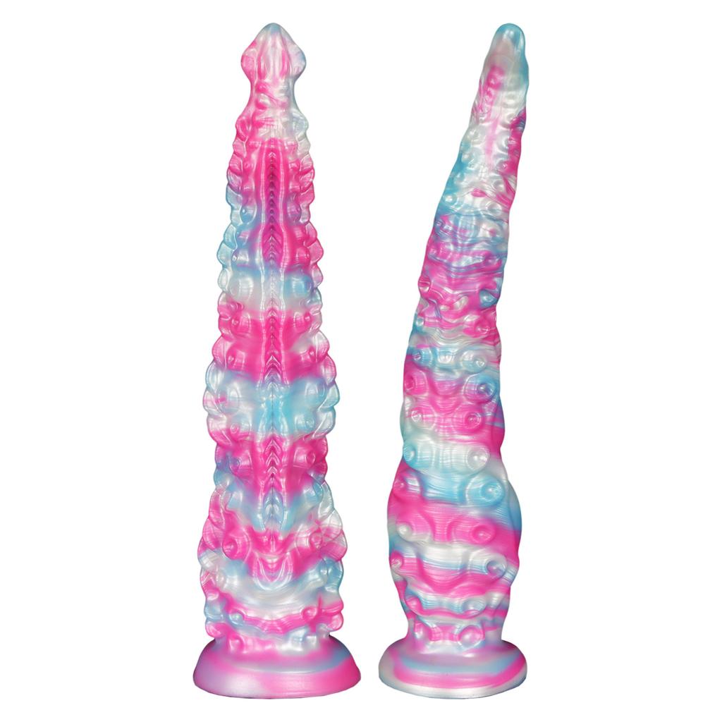 Liquid Silicone Octopus Tentacle Anal Plug Flexible Dildo Adult Sex Toy