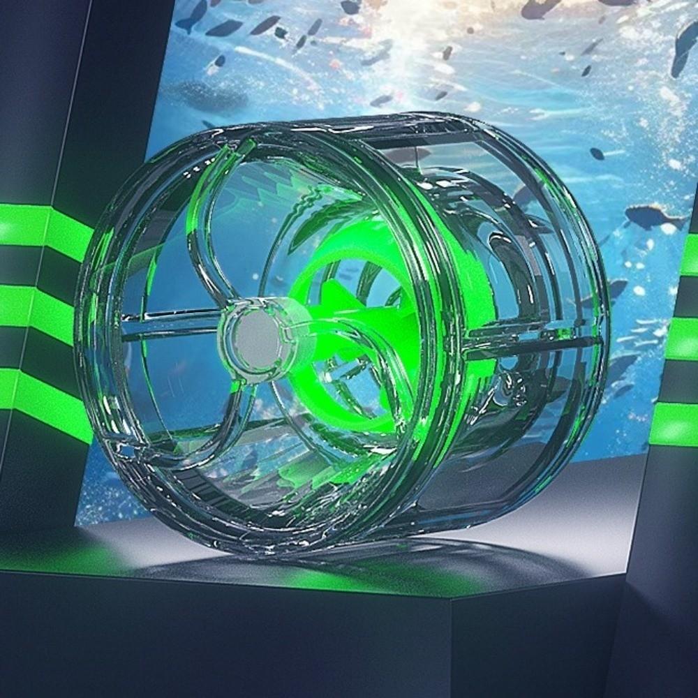 Plastic Aquarium Flow Fan Glowing Rotating Wave Nozzle Water Flow Pump Fish Tank Filtration