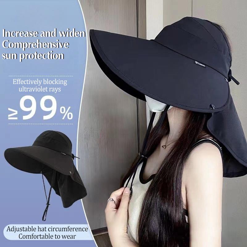 Летняя шляпа для женщин, защита шеи от ультрафиолета, солнцезащитный козырек для мужчин, для рыбалки, пешего туризма, широкополая шаль, солнцезащитный крем, кепка с хвостиком, не определено