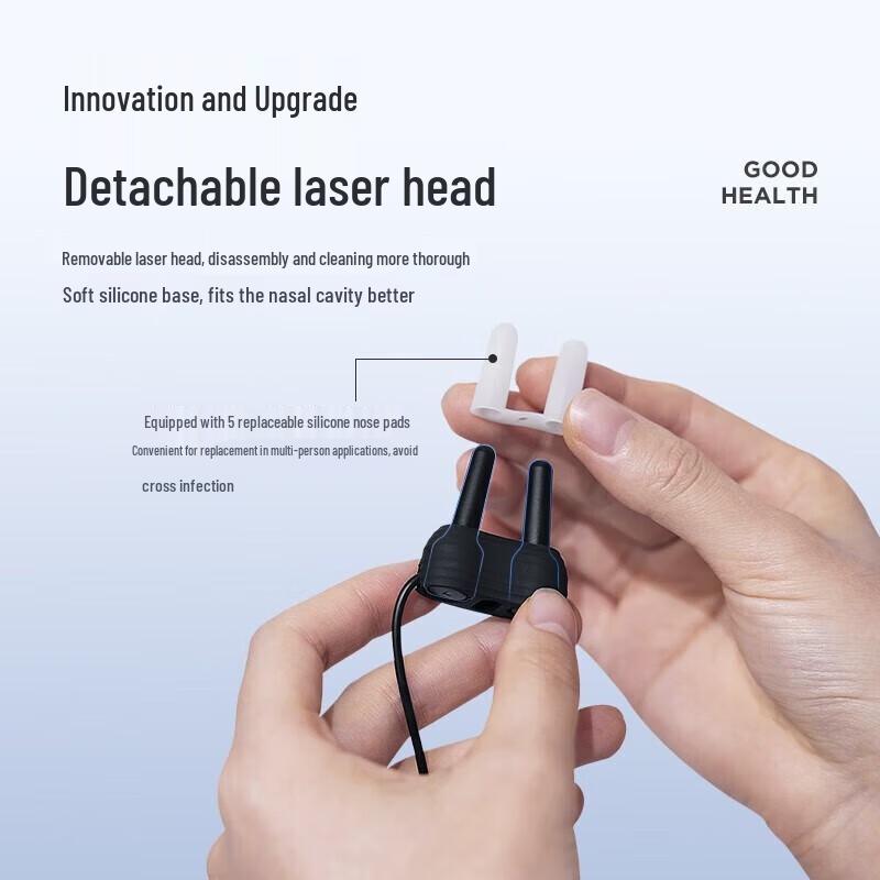Устройство для лечения ринита ZuoDian со съемной лазерной головкой